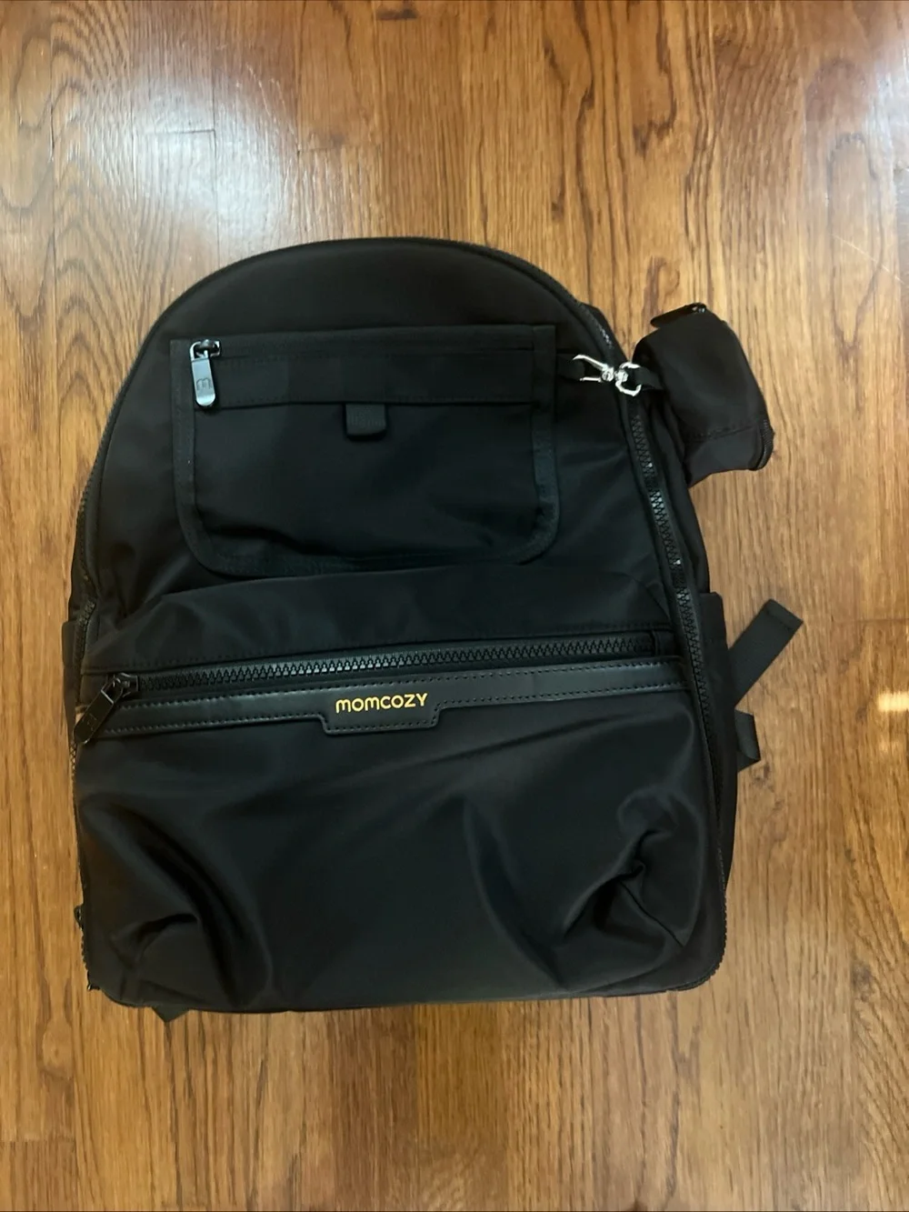 Momcozy go easy Black Baby Bag Backpack - Spacious, Organized Carry